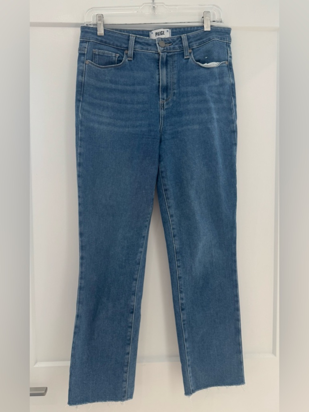 PAIGE Blue Straight/Skinny Leg Jeans